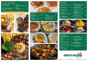 Brothers Diner Menu