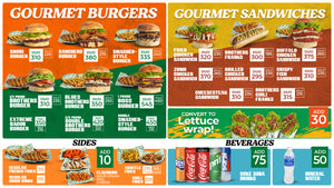 Brothers Burger Express Kiosk Menu