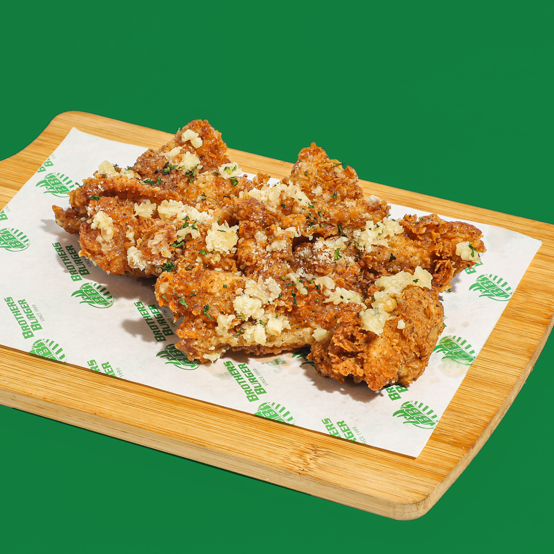 Garlic Parmesan Boneless Chicken Brothers Burger