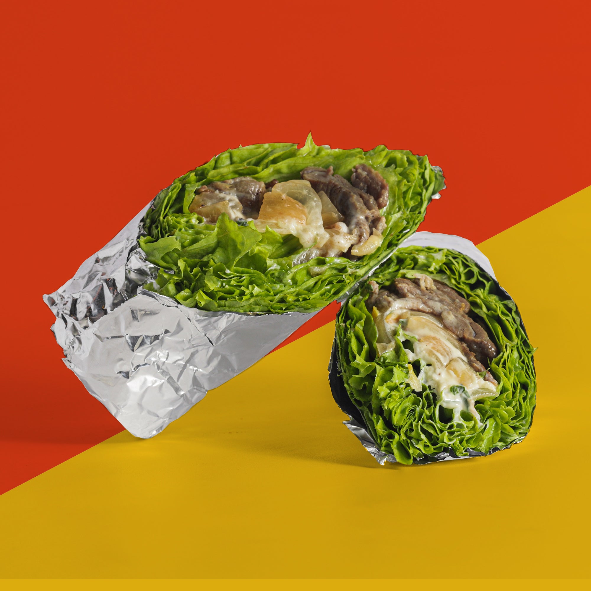 Cheese Steak Lettuce Wrap Brothers Burger