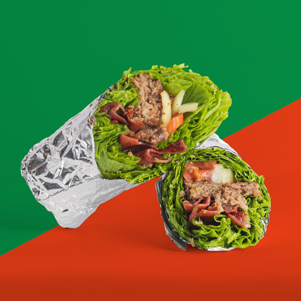 Extreme Bacon Lettuce Wrap