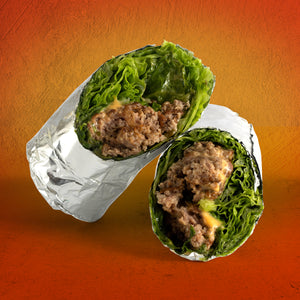 Double Smashed-style Lettuce Wrap
