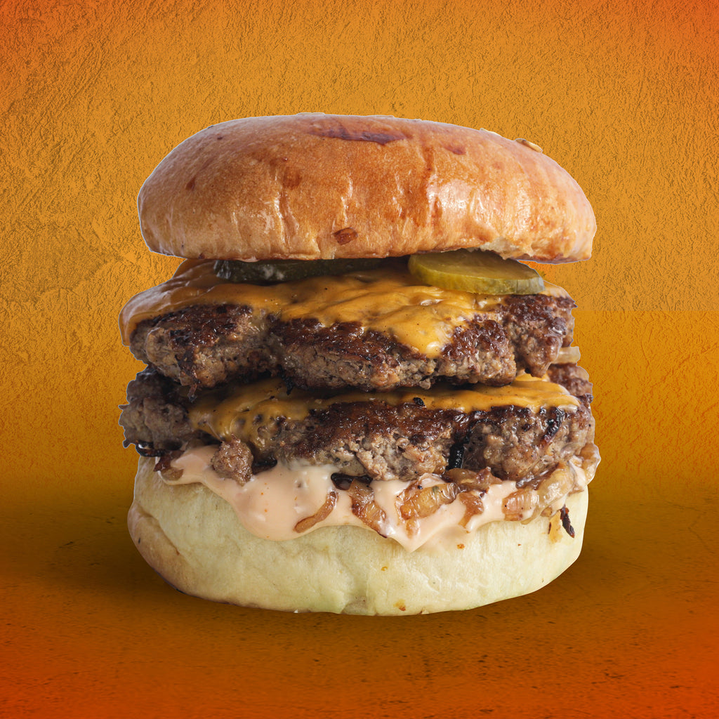 Double Smashed-style Burger